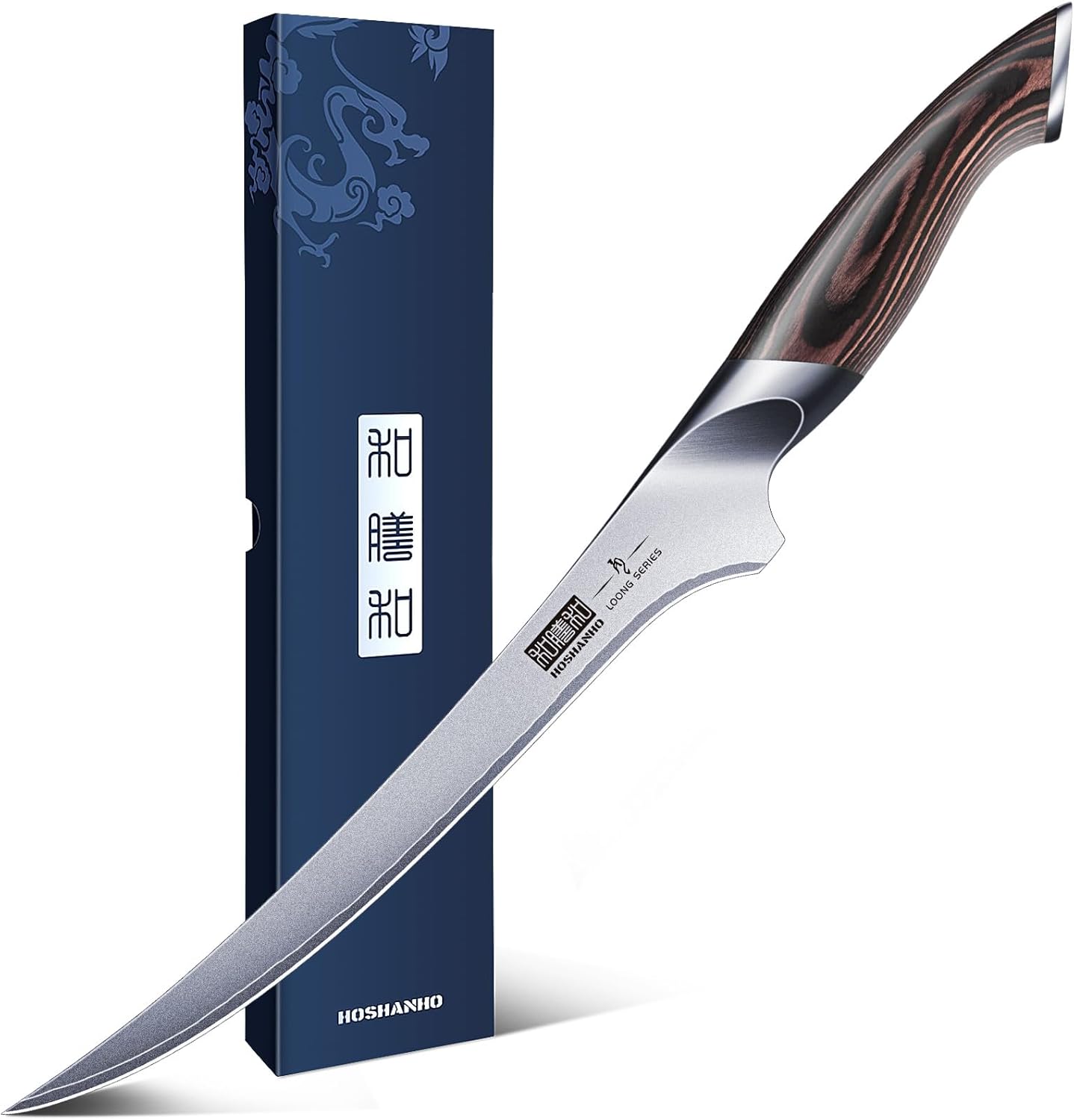 Filetier- und Ausbeinmesser mit Pakkaholz-Griff, 9 inch Fillet Knife