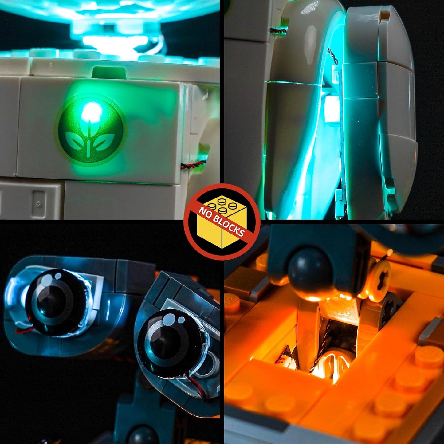 LED Licht-Set für WALL-E und EVE Modelle, 43279 WALL-E and EVE
