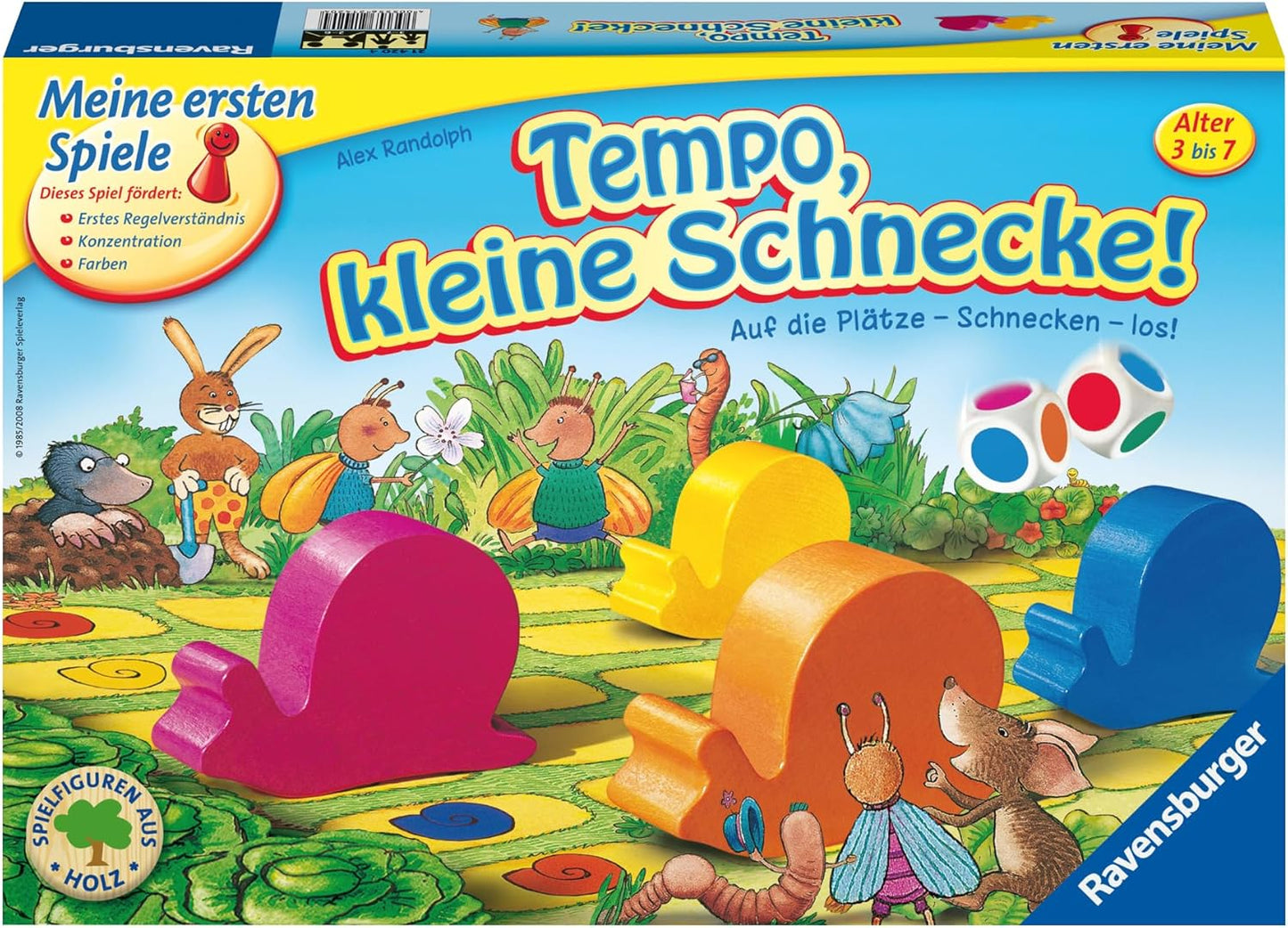 Tempo kleine Schnecke - Kinderspiel ab 3 Jahren, Single
