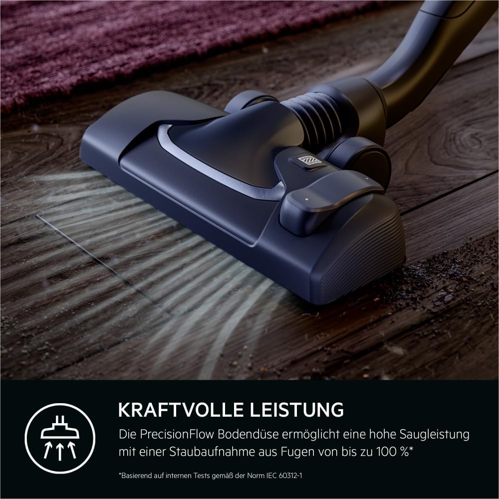 Staubsauger AB61C2DB mit Beutel (inkl. Zusatzdüsen), Blau