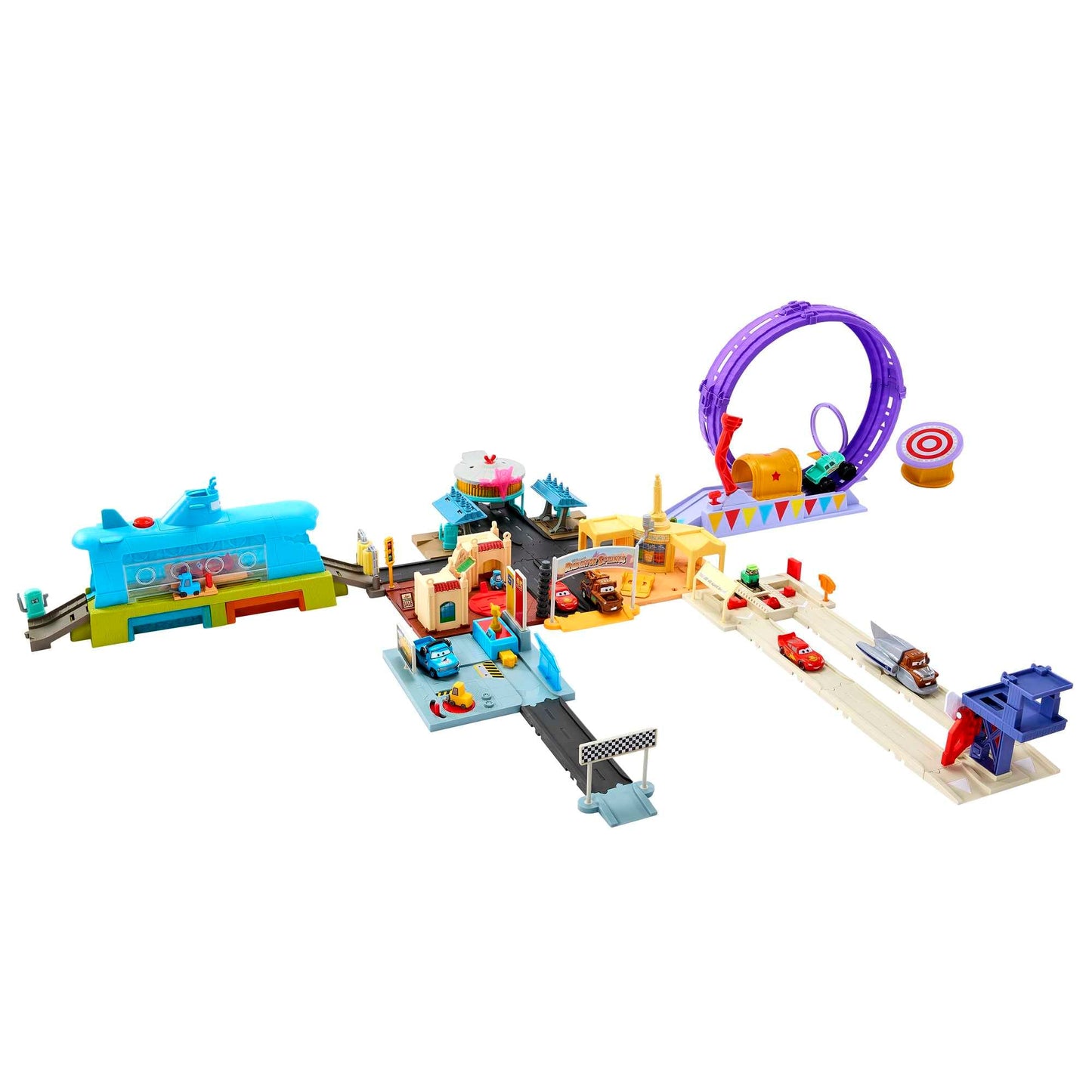 Disney Pixar Cars Stunt-Zirkus Spielset, Rennbahn