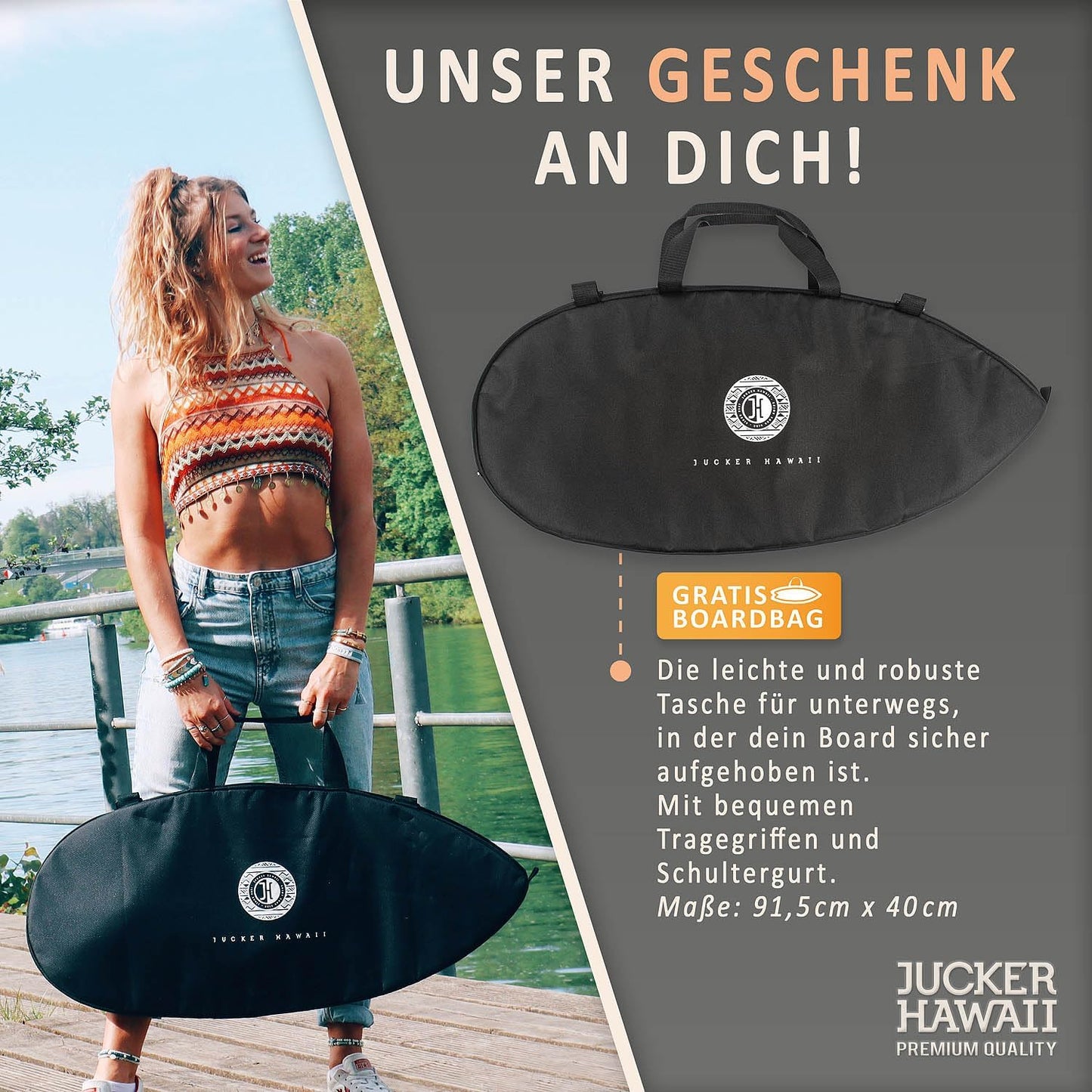 Balanceboard mit Rocker Shape und Korkhalbkugel, Blau + Korkhalbkugel