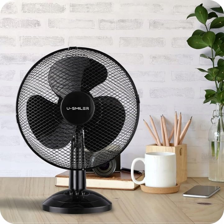 Leiser Tischventilator mit Oszillation