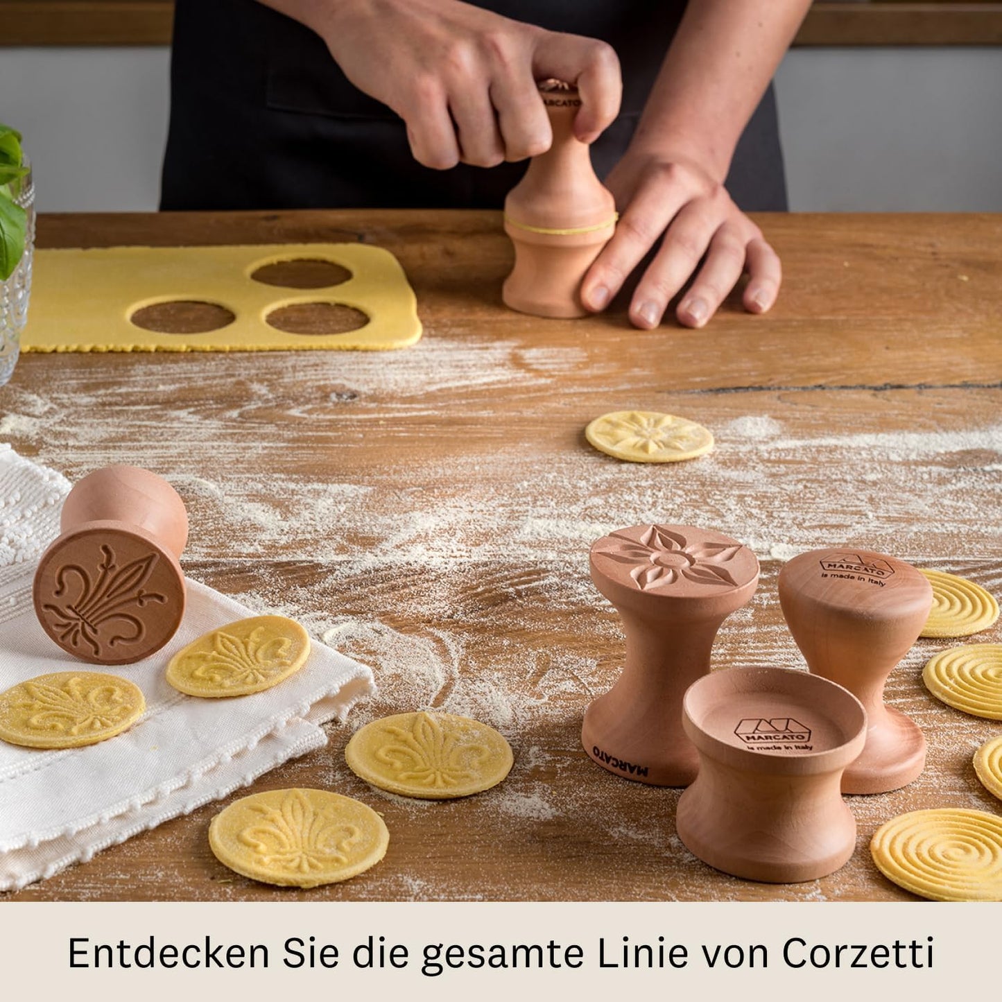 Corzetti-Stempel, Lilie