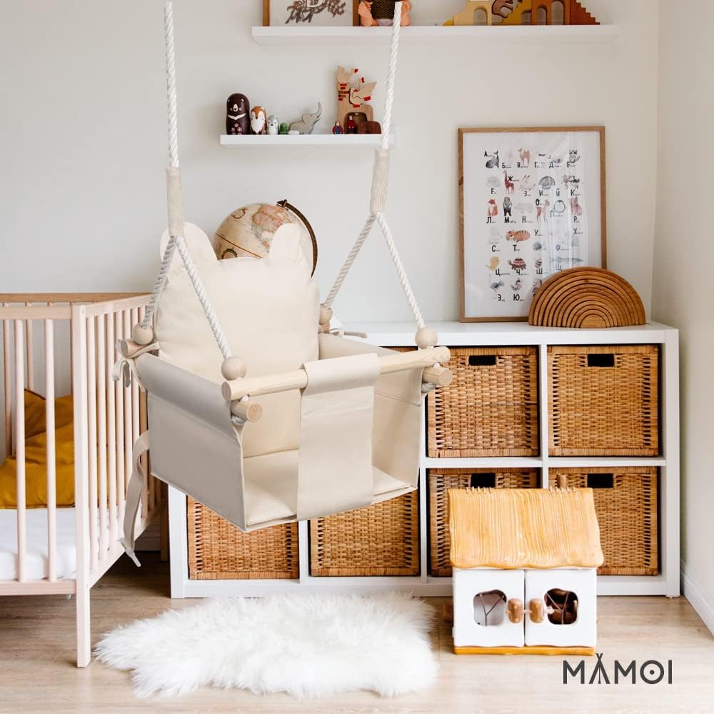 Babyschaukel, Beige