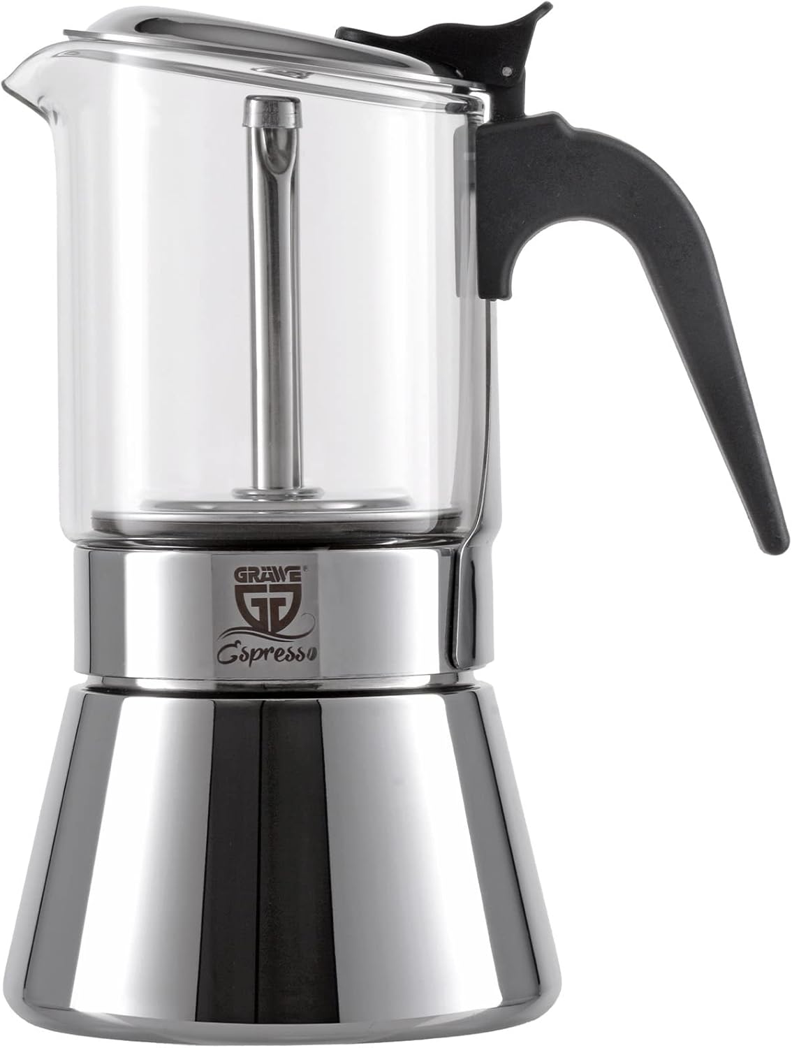 Espressokocher mit Glaskanne, 240 ml