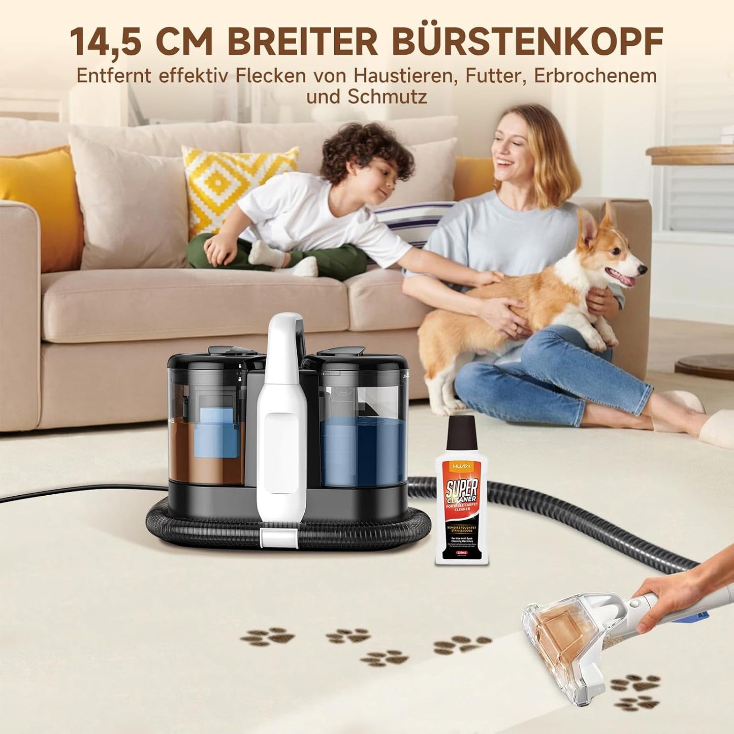 Polster- und Teppichreiniger