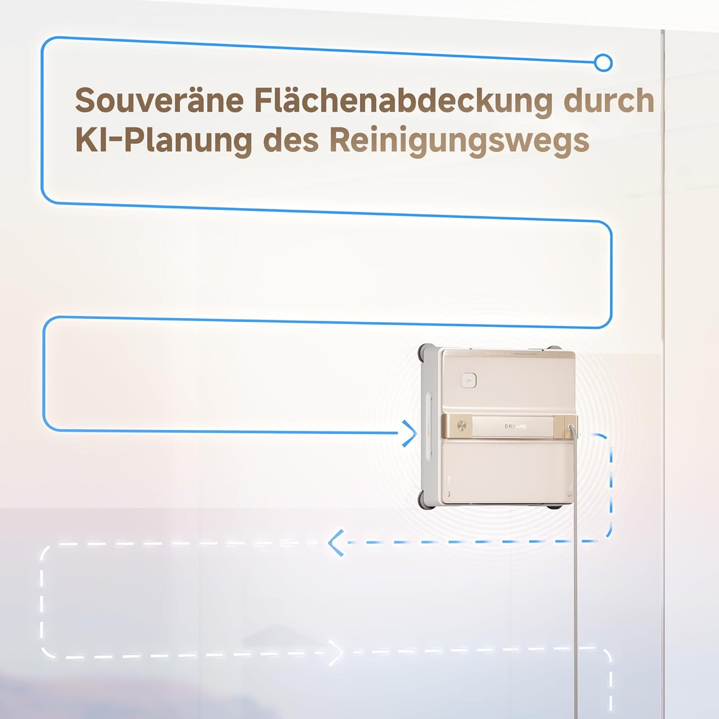 C1 Fensterputzroboter mit CornerClean-Technologie, C1