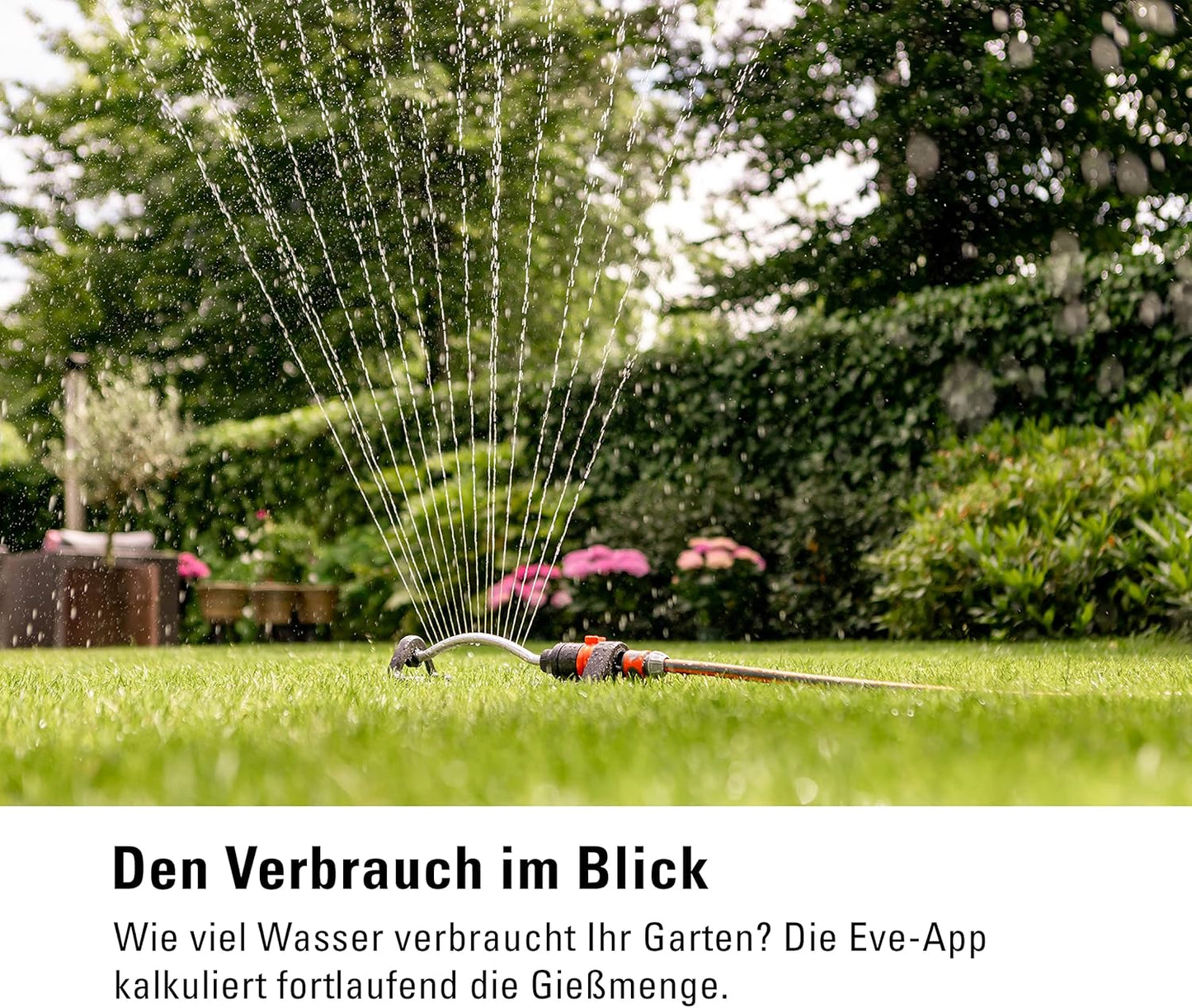 Smarte Bewässerungssteuerung per App (Eve Aqua), Eve Aqua (Apple Home)
