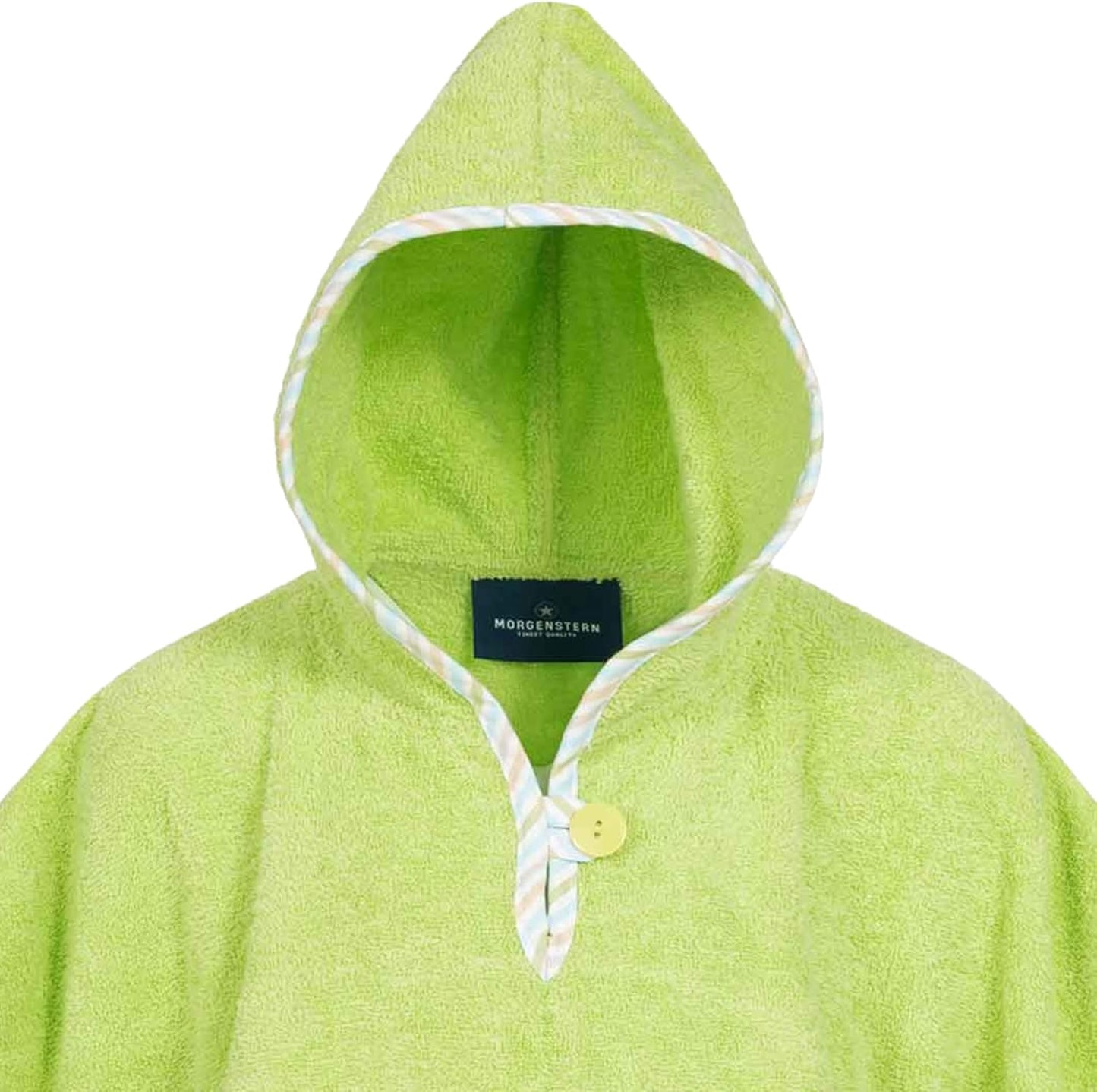 Badeponcho mit Kapuze, 1 Stück (1er Pack) Grün