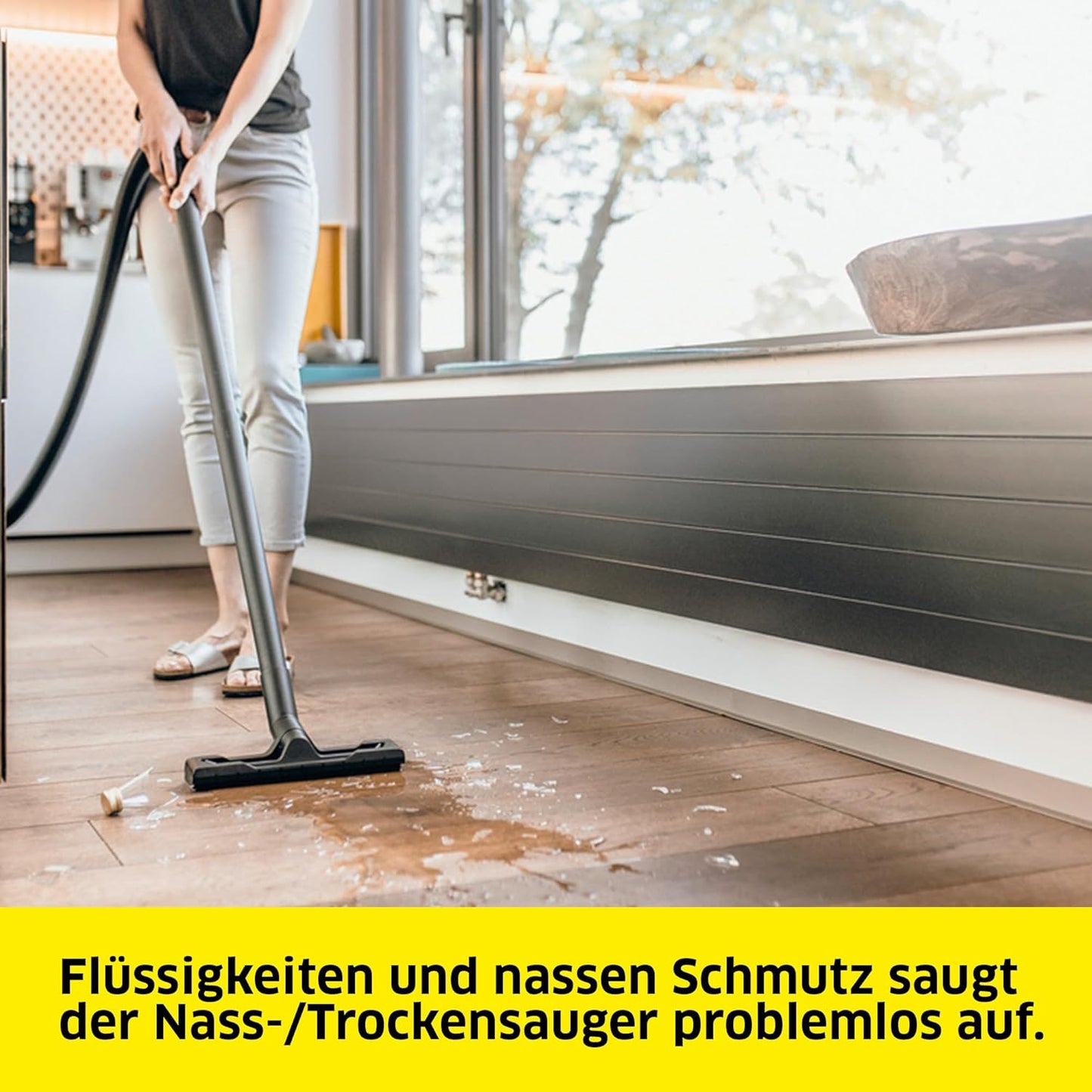 Nass-/Trockensauger WD 3 P V-19/4/20, Kunststoffbehälter, mit integrierter Gerätesteckdose
