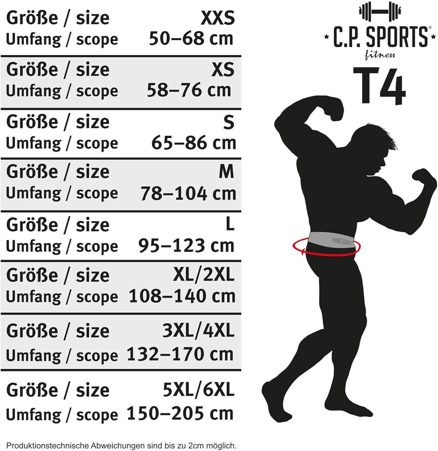 Gewichthebergürtel aus Leder, S Schwarz/Innenfläche Weiß