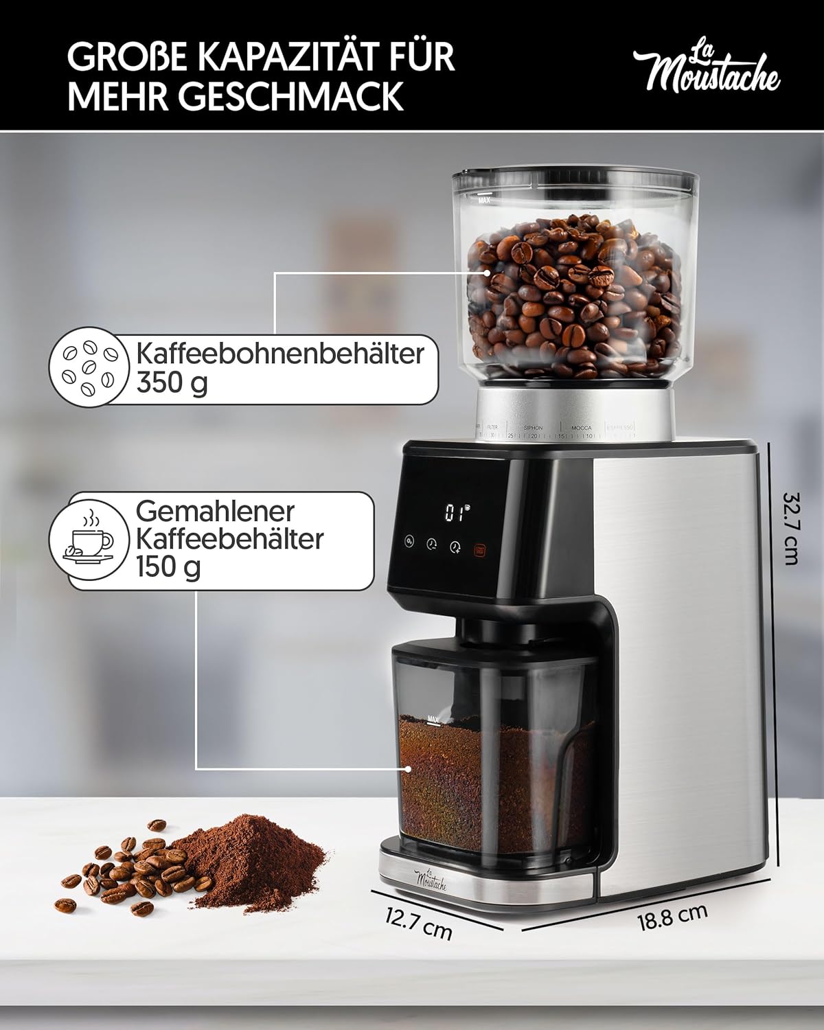 Kaffeemühle GrindMaster BD-CG018, BD-CG018