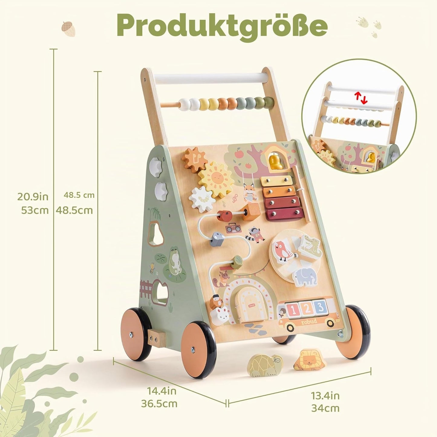 Baby Walker mit 8-in-1 Aktivitätszentrum