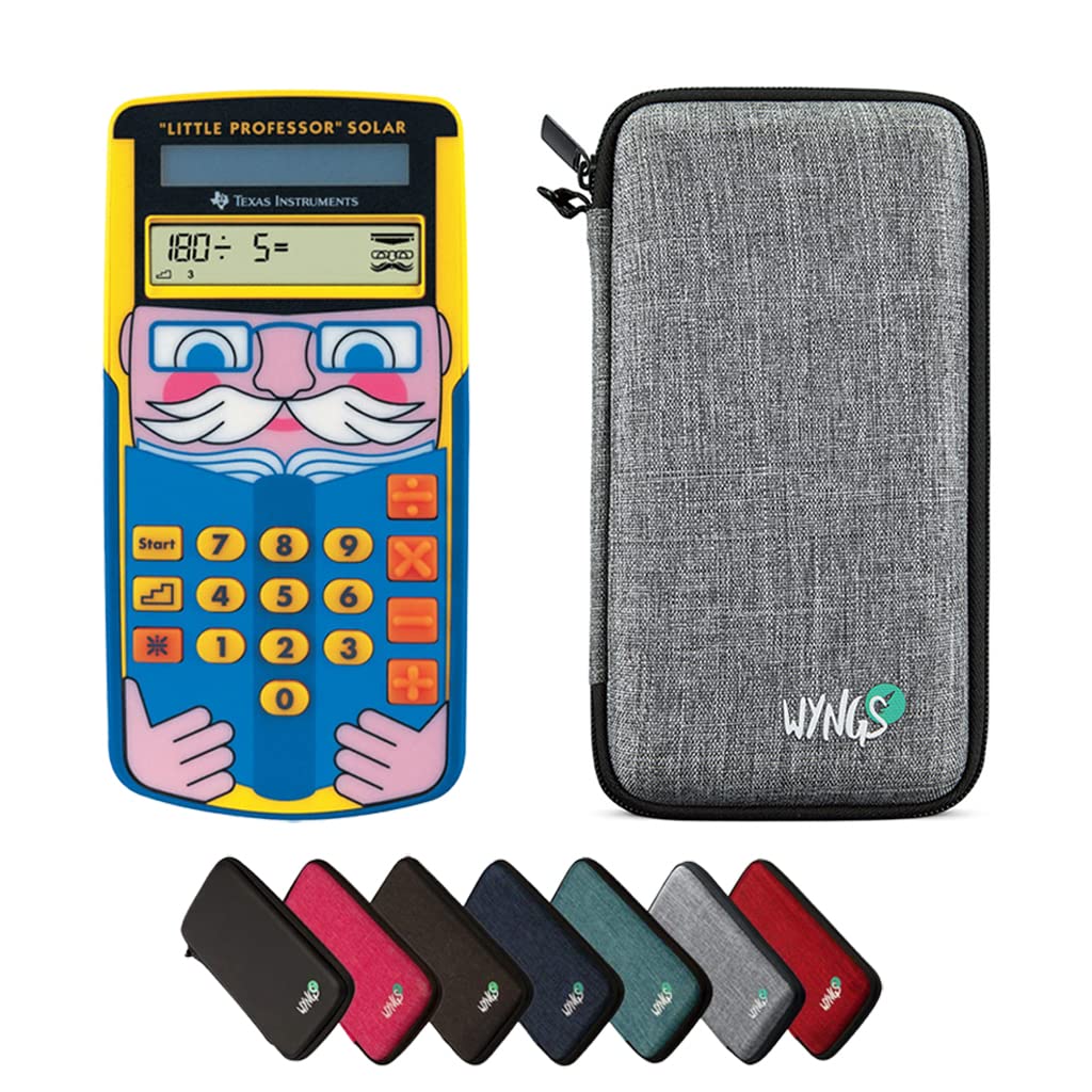 TI-Little Professor inkl. Schutztasche, Hellgrau