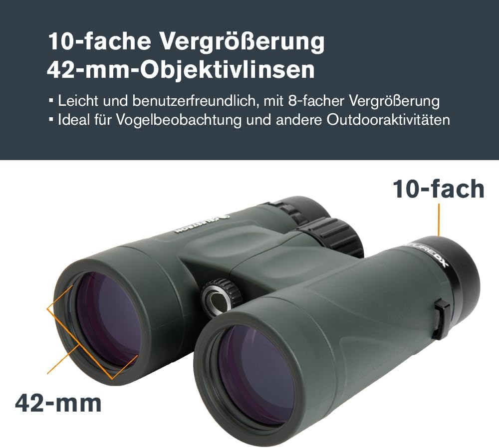 Nature DX 10x42 Fernglas, Nature DX 10x42mm BaK-4 Prism