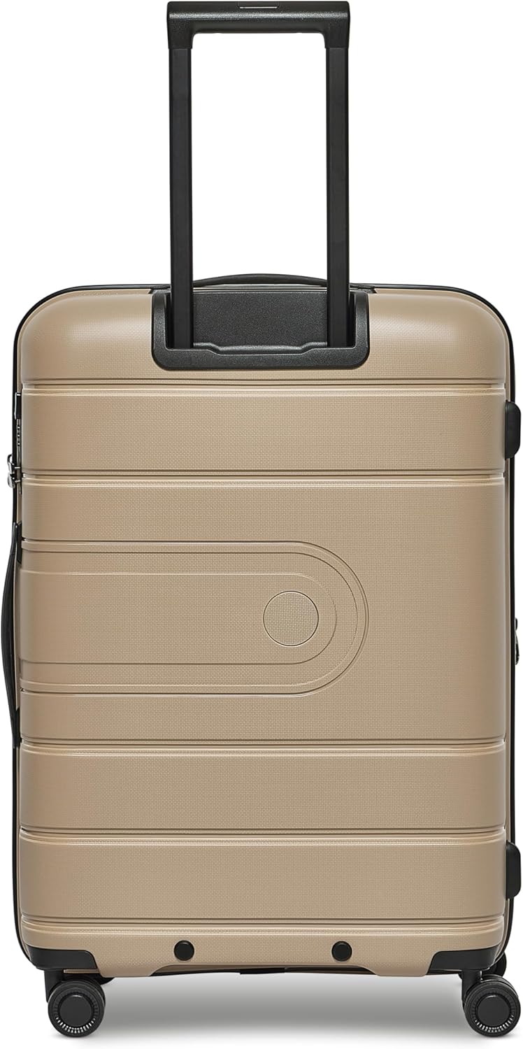 Essentials 11 Hartschalenkoffer-Set mit Dehnfalte, 3-teilig, Beige Kofferset+ (3-teilig) erweiterbar