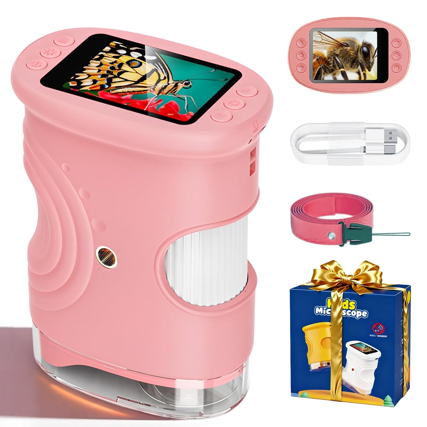 Mikroskop für Kinder, Pink