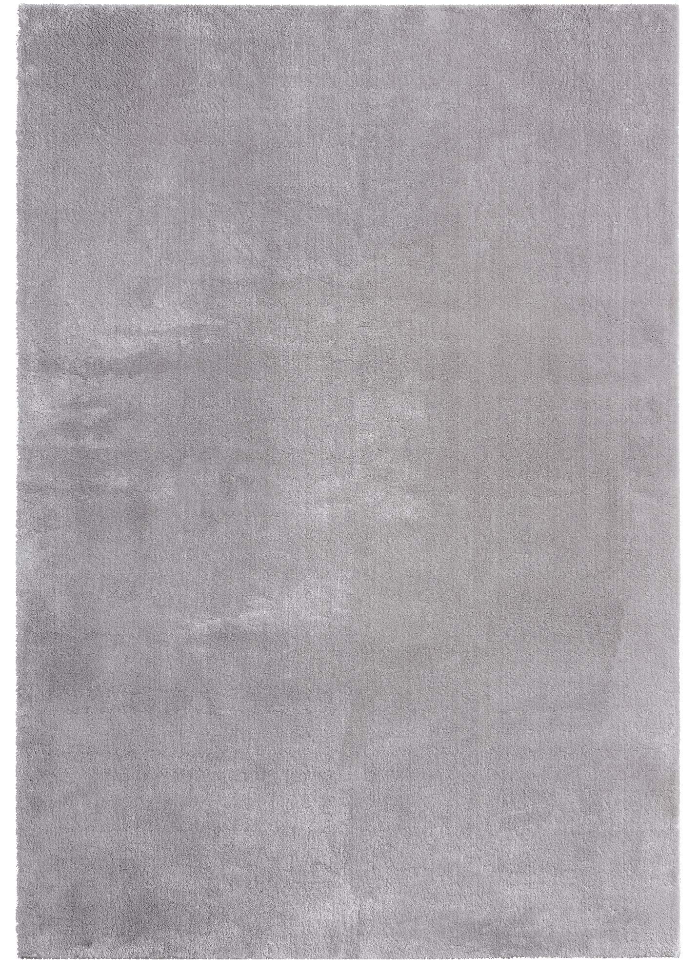 Relax Badezimmerteppich, rutschfest, flauschig und waschbar, 80 x 150 cm Grau