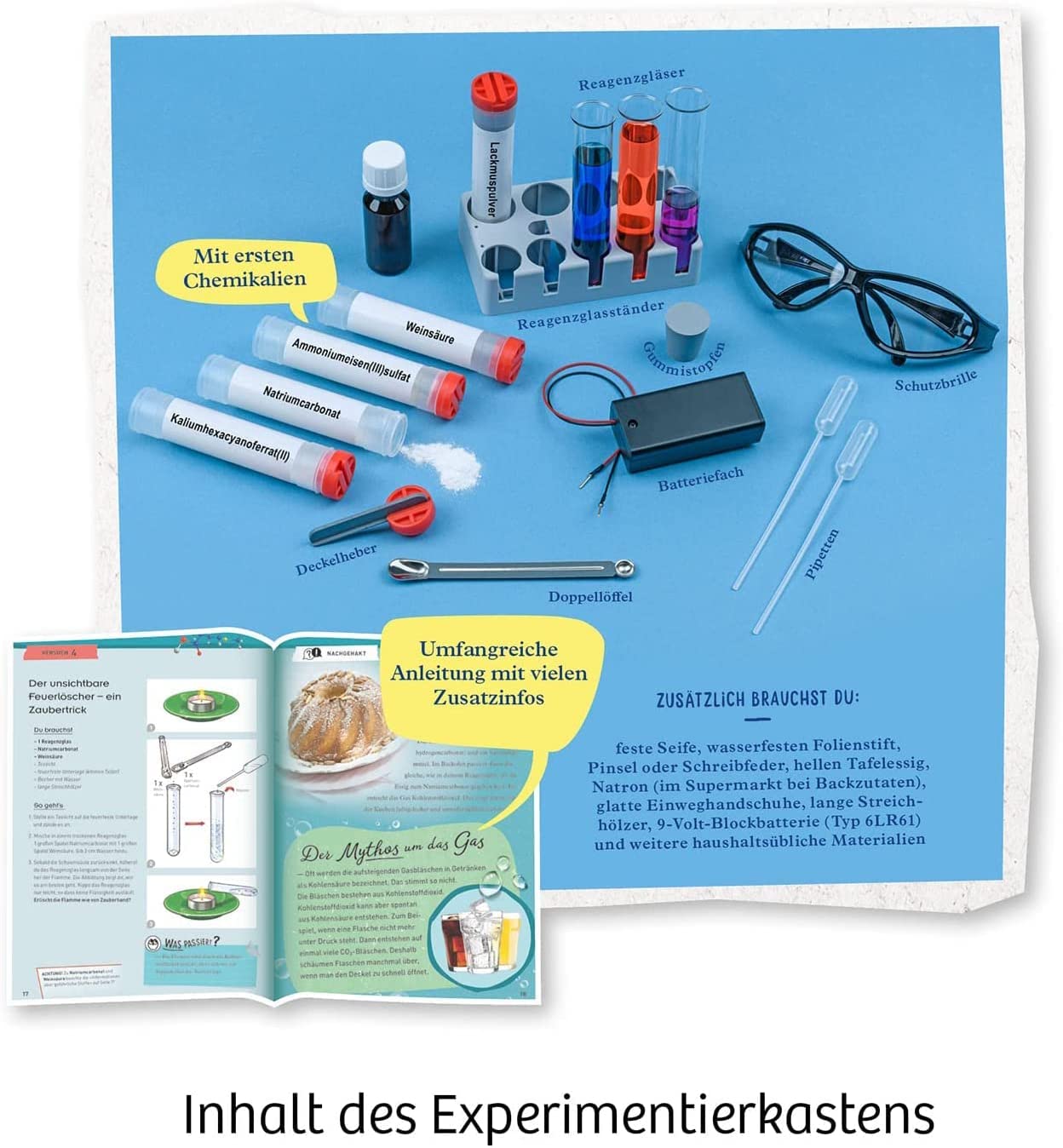 Chemielabor C500, Experimentierkasten, Aktuelles Modell