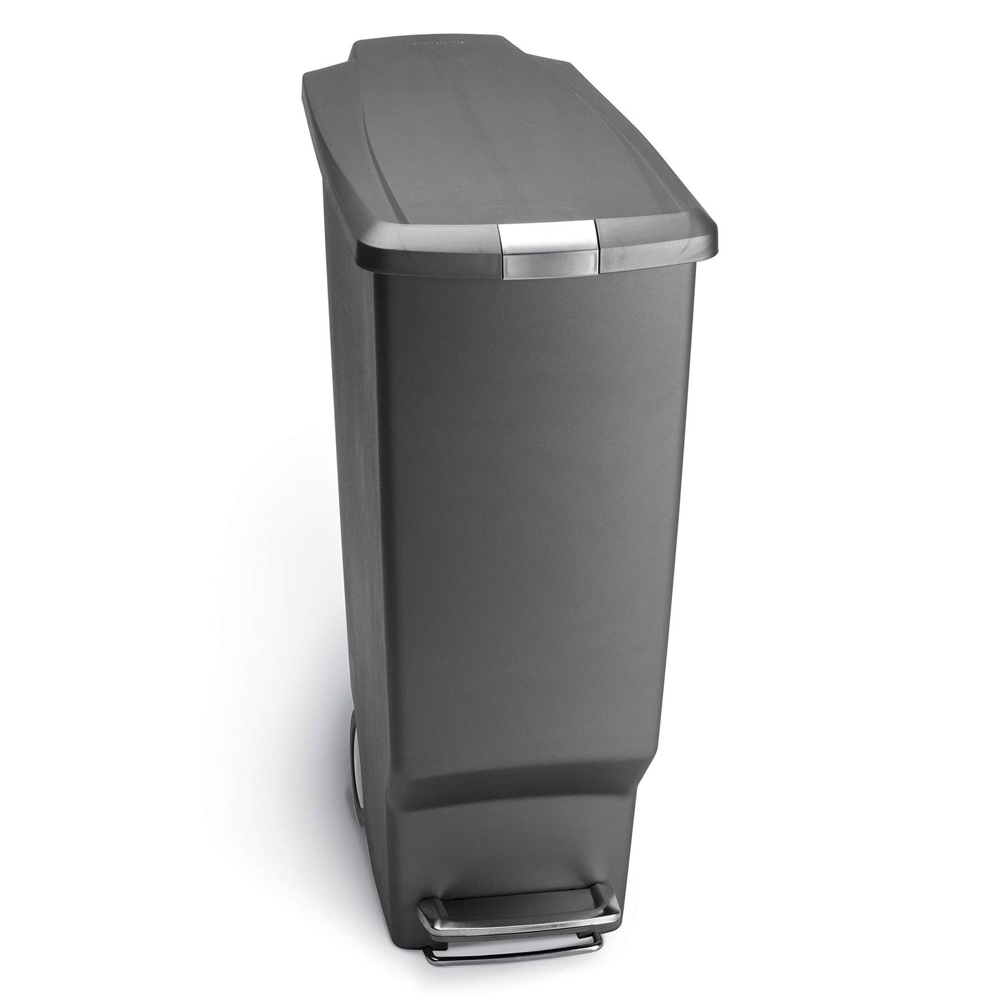 Schmaler Treteimer CW1363, 40 L — Schmaler Treteimer (Mülltrennung) Grau