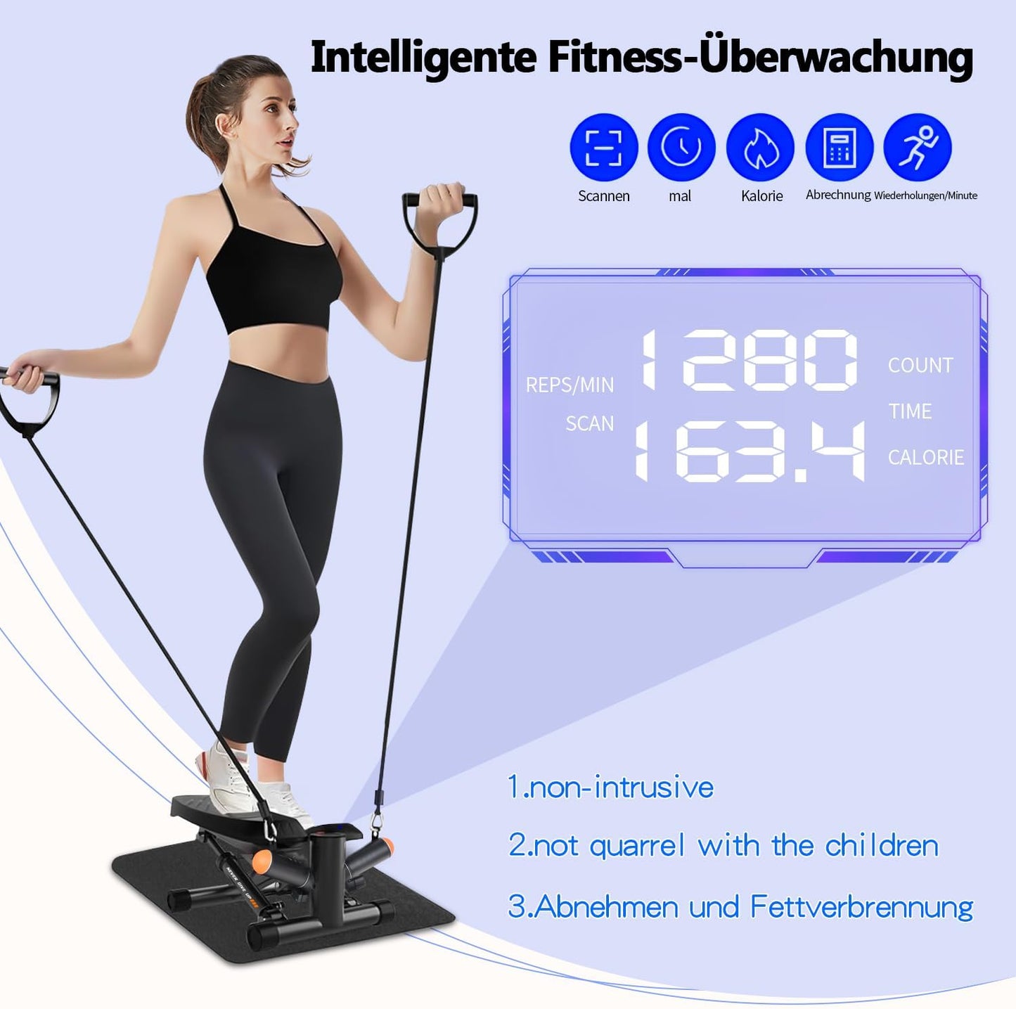 Einstellbarer Mini Stepper mit Smart Display, 03-Einstellbarer Widerstand