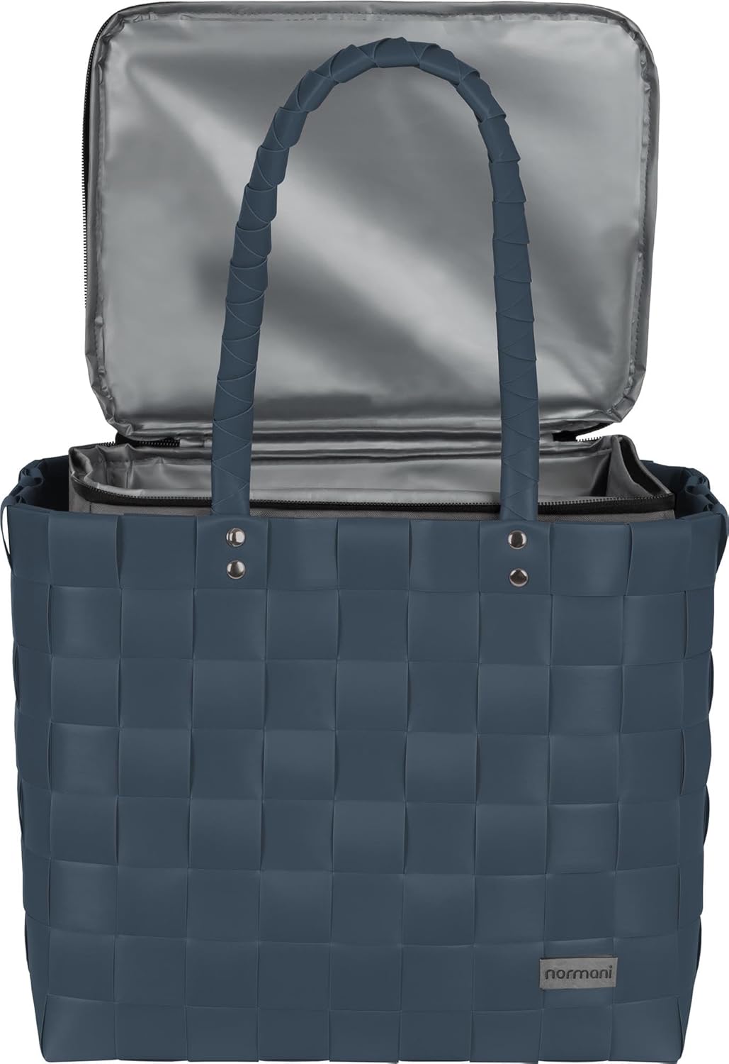 Picknicktasche mit kleiner Kühltasche, Dunkelblau kleine Kühltasche