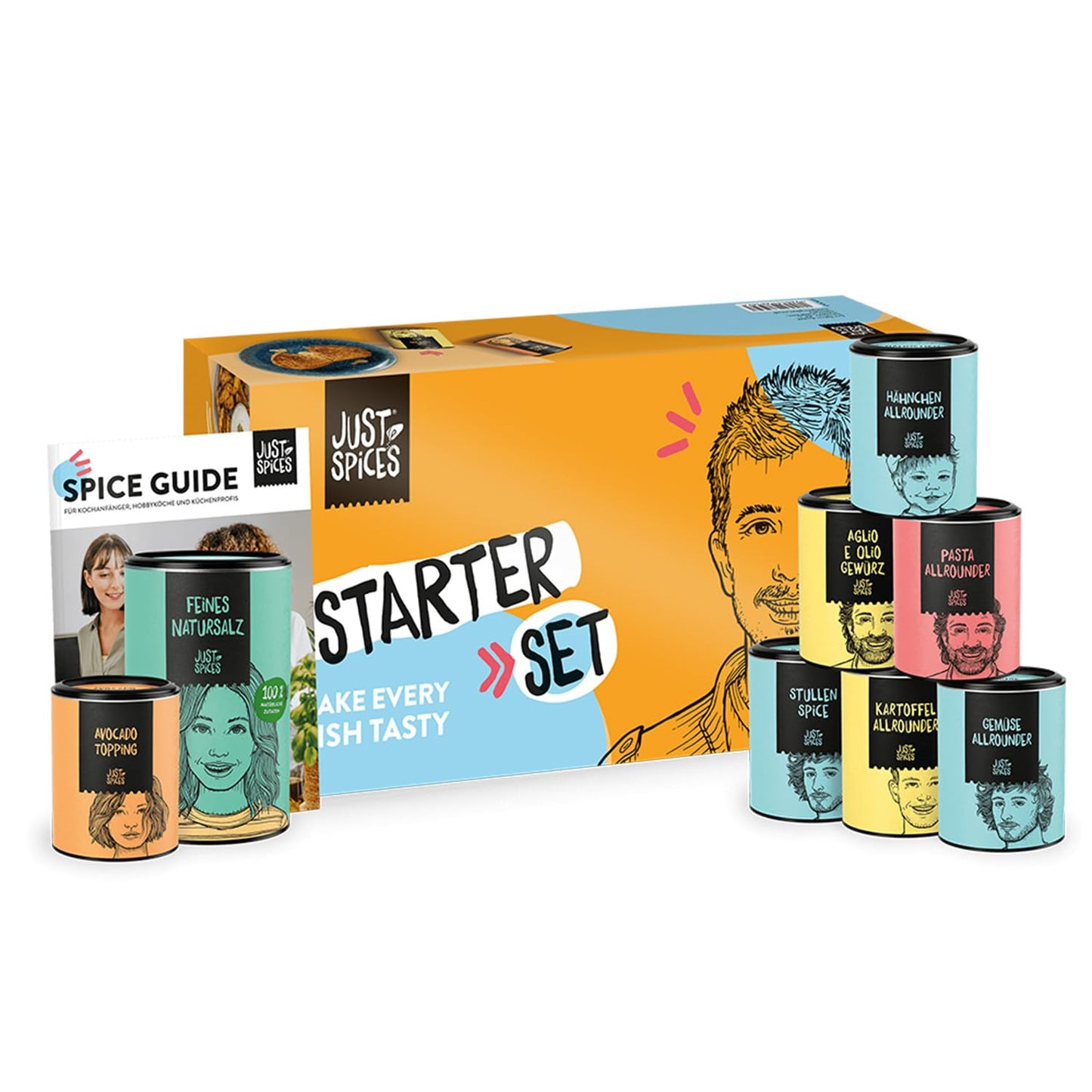 8-teiliges Gewürzmischungen Starter Set, Starter Set