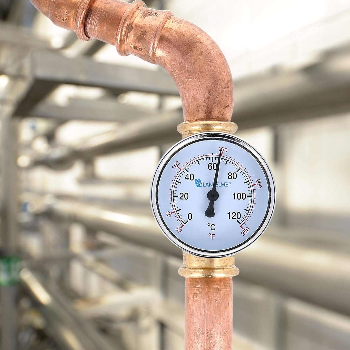 Heizungsthermometer mit Tauchhülse