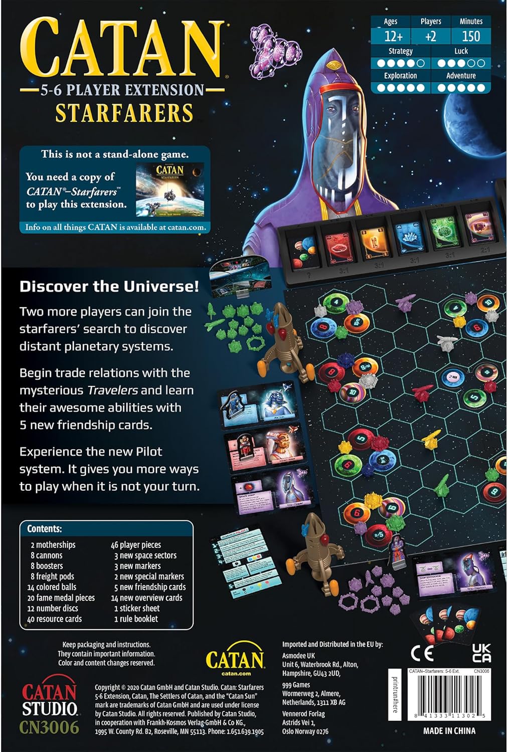 Catan Starfarers Erweiterung für 5-6 Spieler, 3. Extension Catan Starfarers Erweiterung für 5 & 6 Spieler