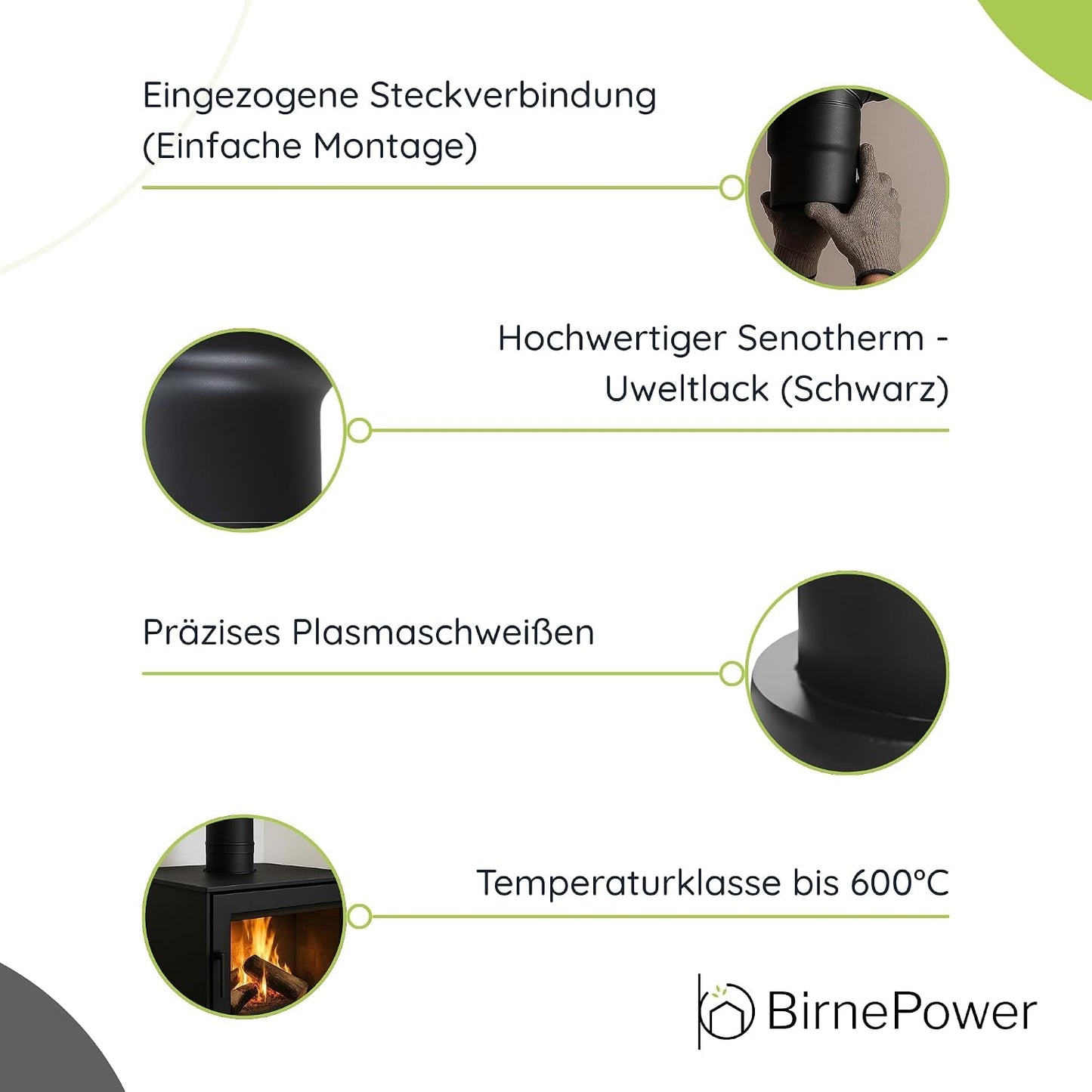 Rohrerweiterung von 150 auf 180 mm, 150/180