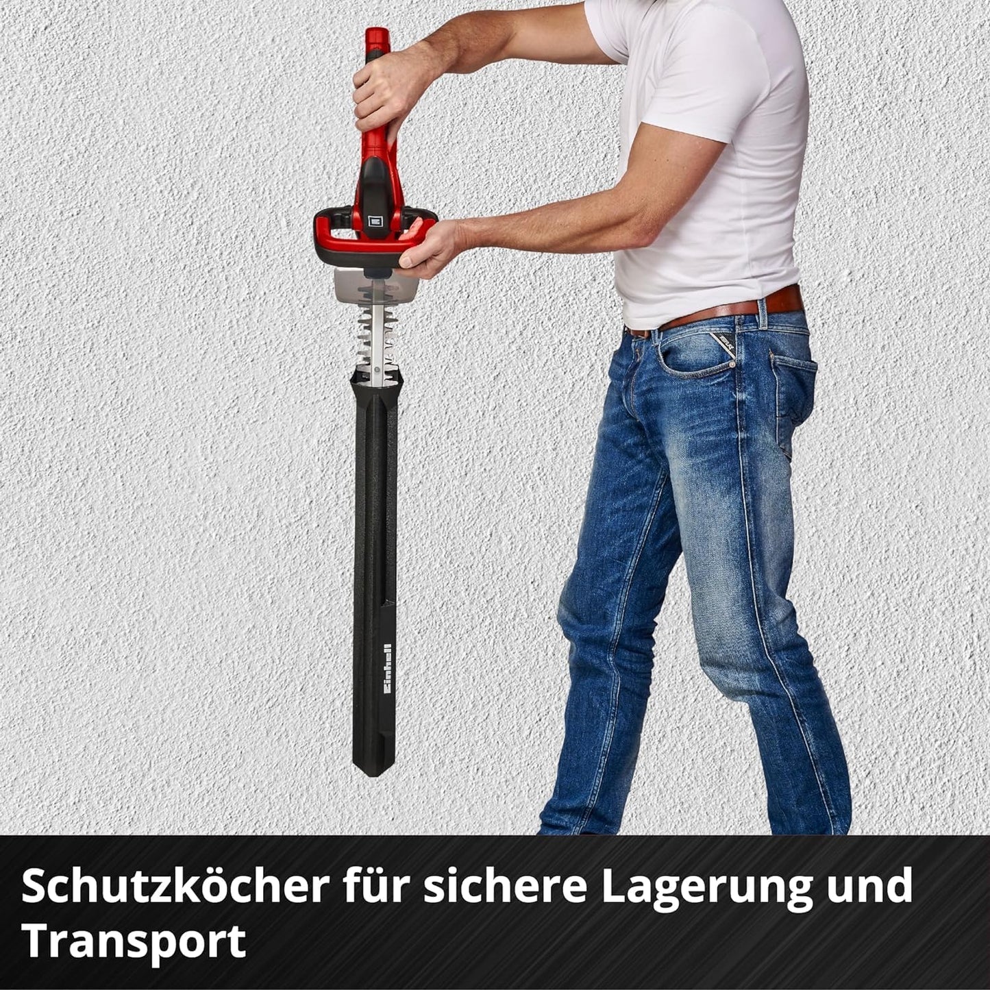 GE-CH 1855/1 Li Set Akku-Heckenschere, inkl. 2,5 Ah Akku und Ladegerät
