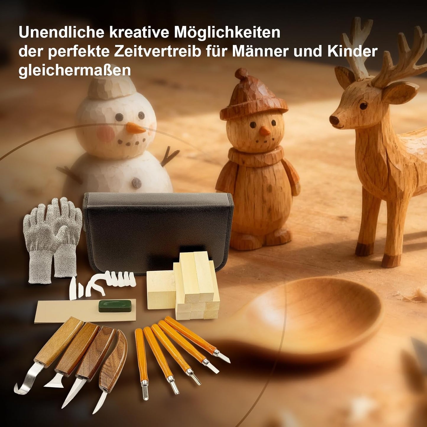 23-teiliges Schnitzwerkzeug-Set