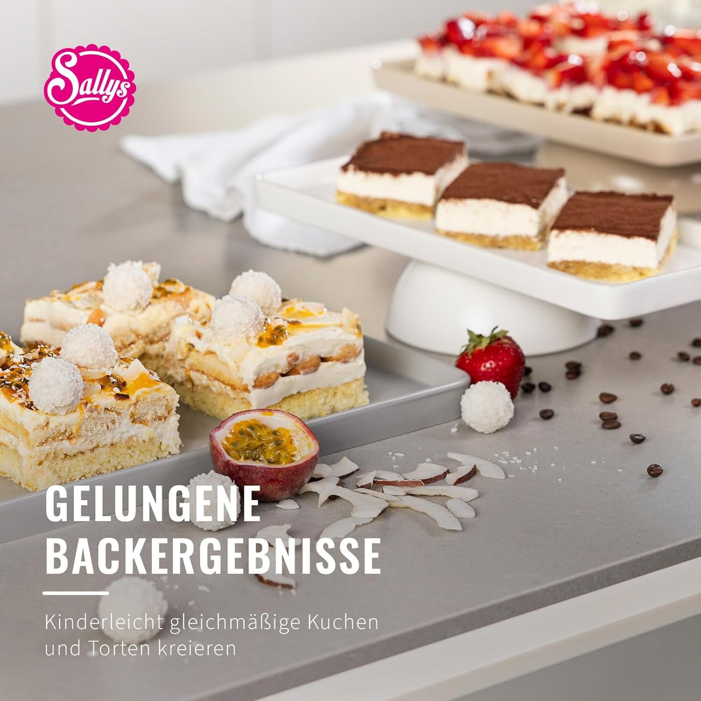 Verstellbarer Backrahmen, 24x19 cm auf bis zu 32x46 cm-10 cm Höhe Backrahmen