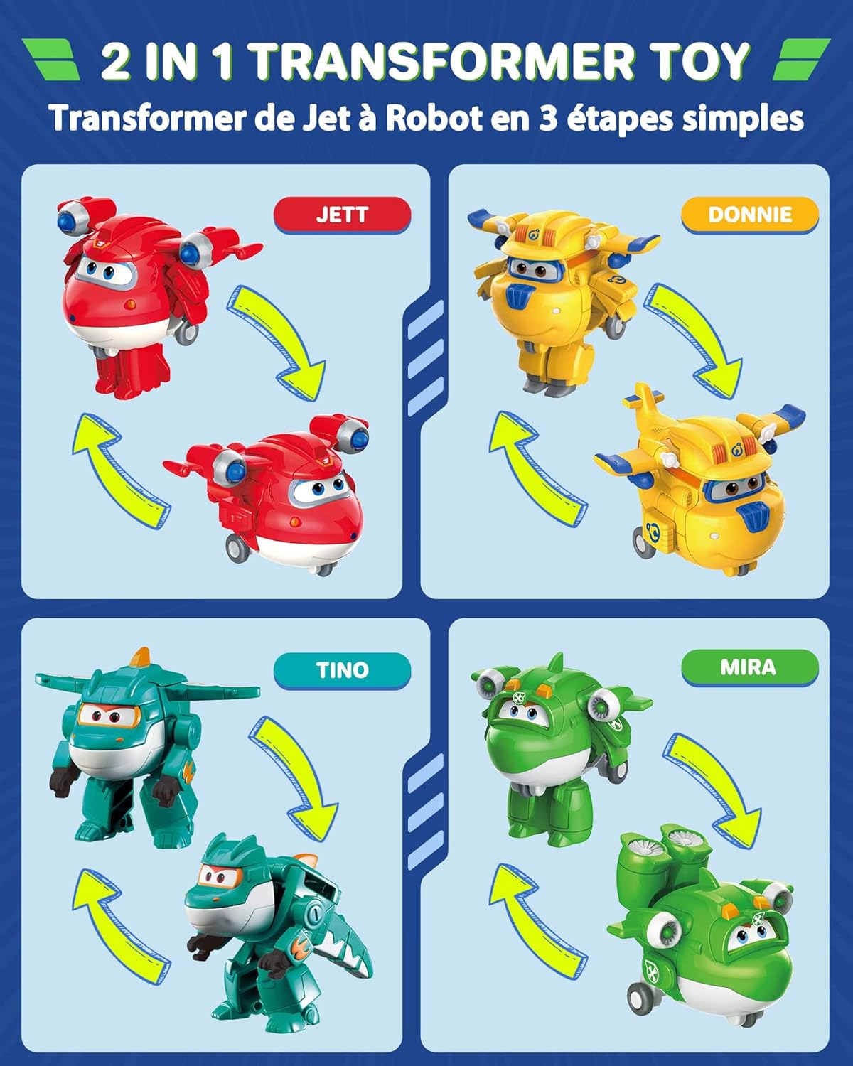 Verwandlungsroboter-Set, S6-15 Pack