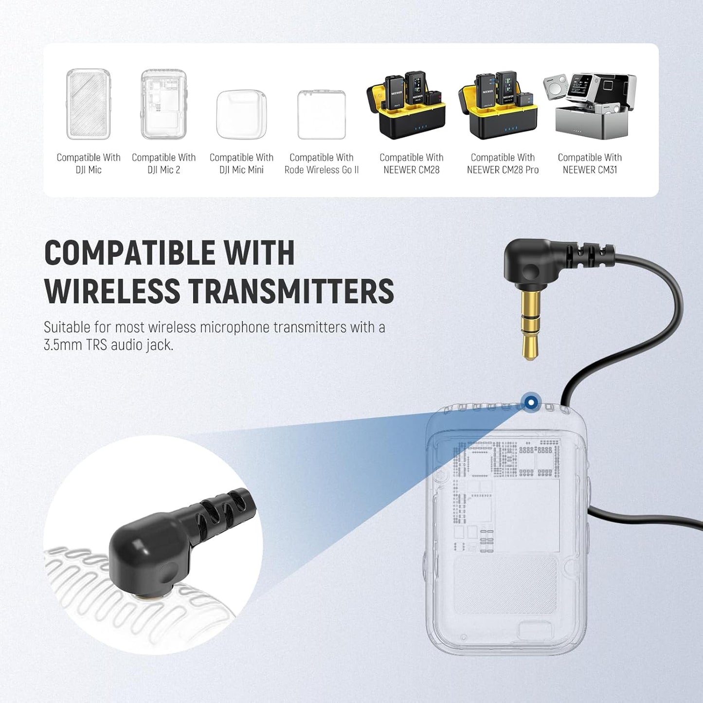 LM8 Mini Lavalier Mikrofon-Set, LM8