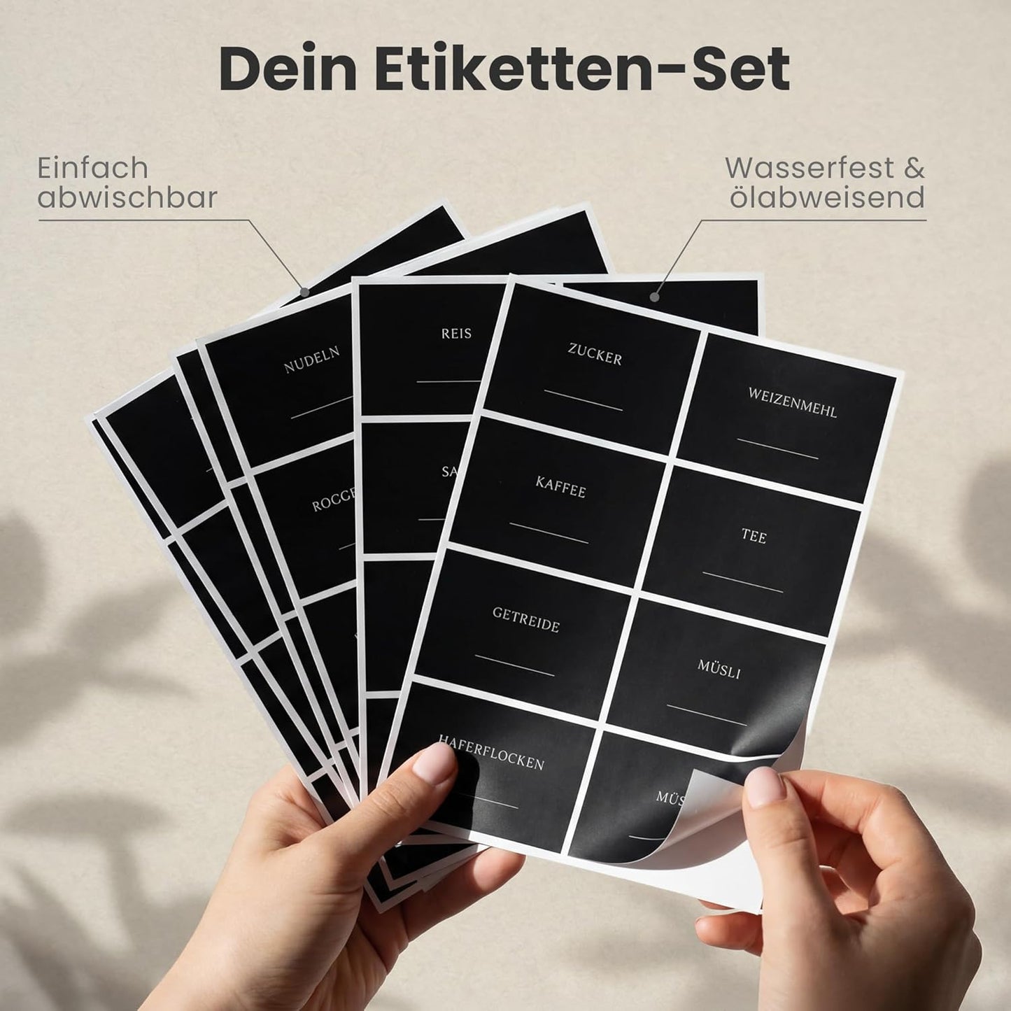 Vorratsdosen-Set mit Deckel, 12er Set | Vorratsbehälter