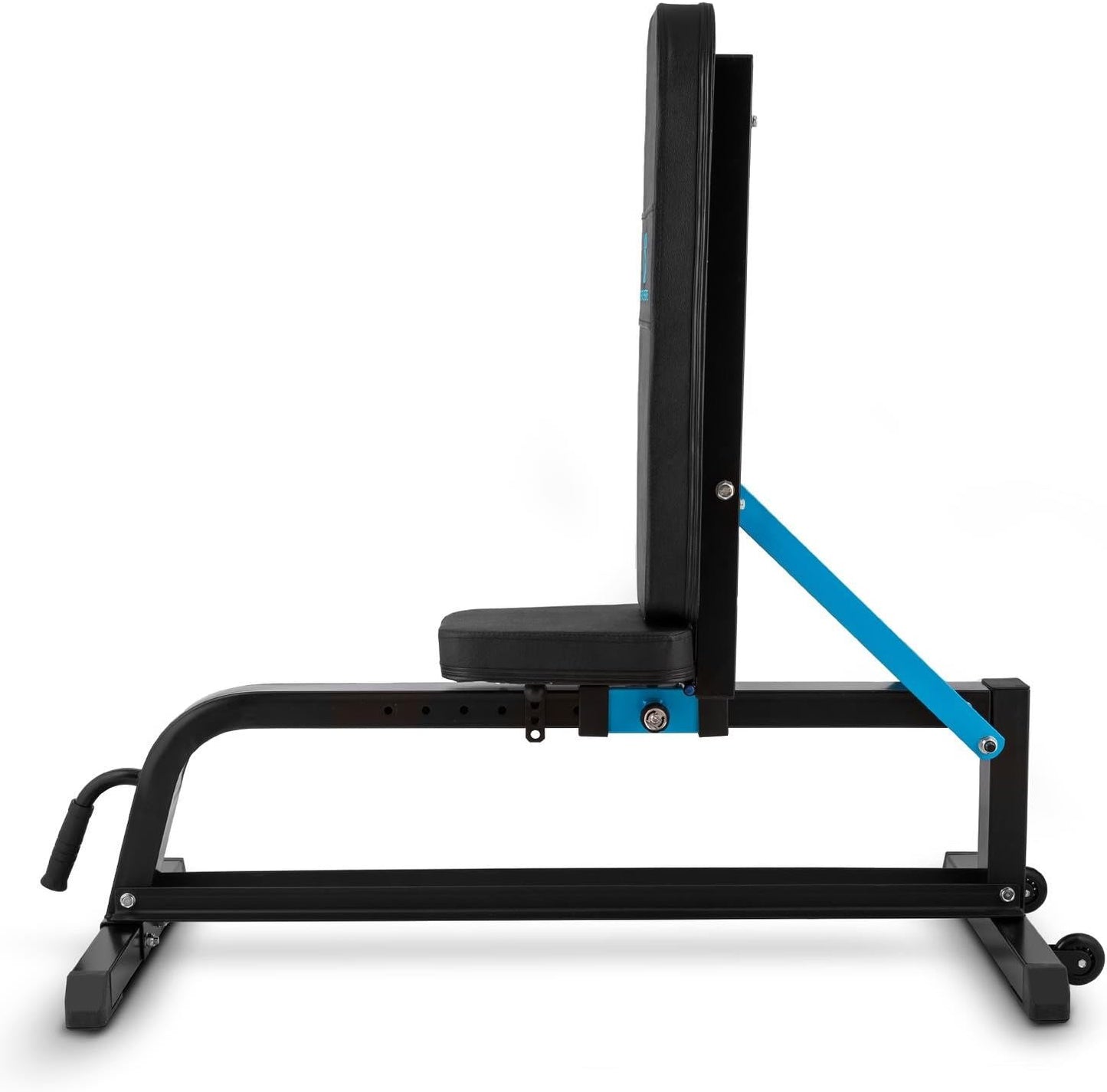 Trainingsbank mit 7-Winkel-Rückenlehne, Schwarz-blau