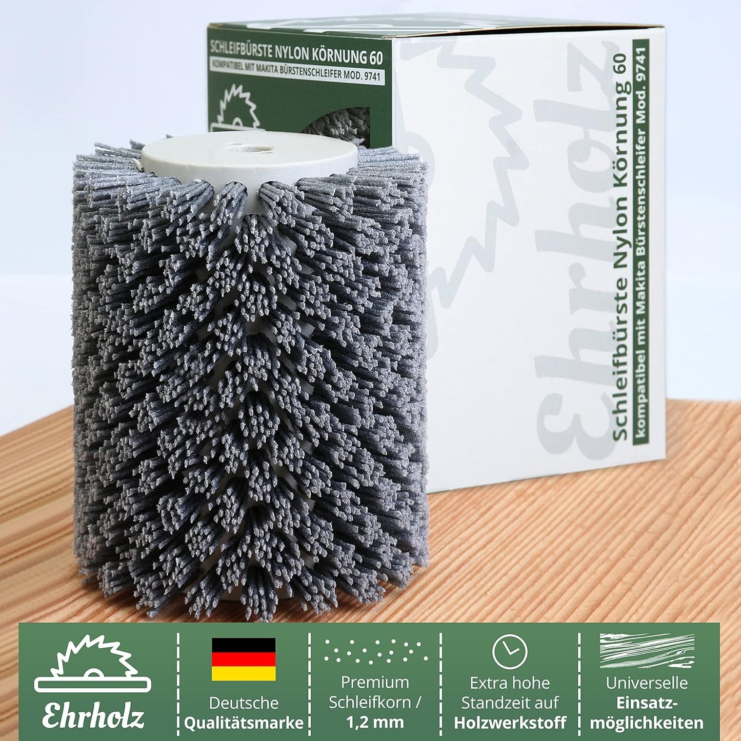 Schleifbürste, Nylon Körnung 60