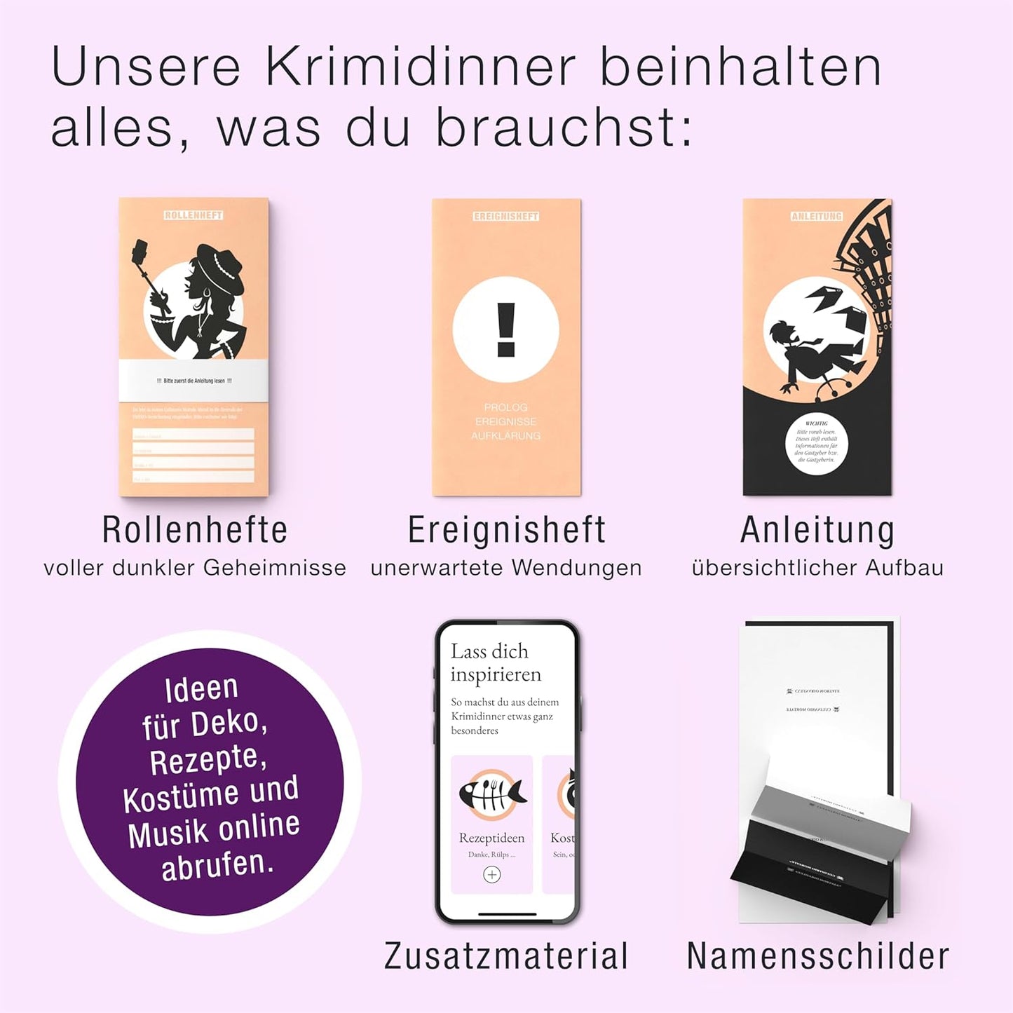 Fördern, Feiern, Feuern - Krimidinner