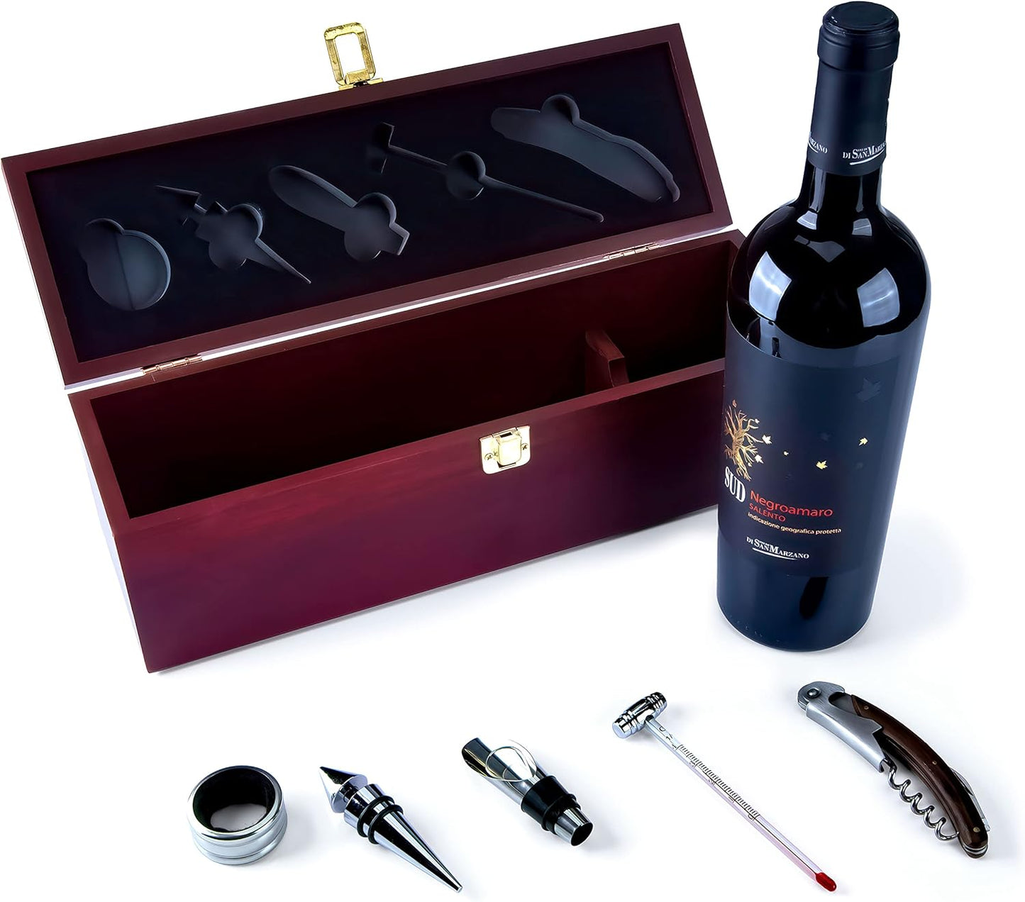 Wein-Zubehörbox Sommelier-Set, Weinkiste