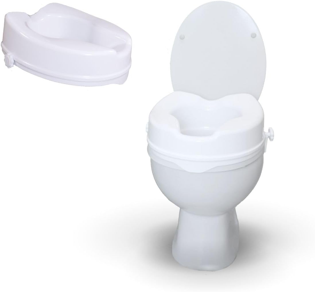 Toilettensitzerhöhung 10 cm für Senioren