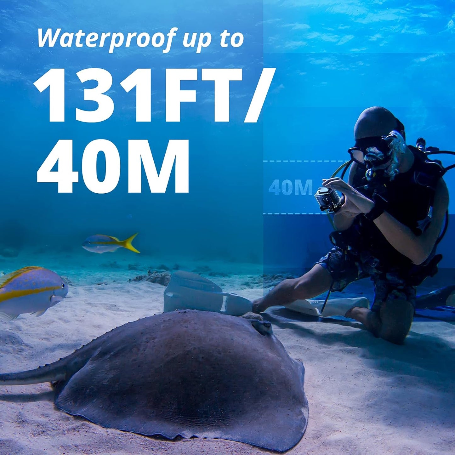 Brave 4 Pro Action Cam 4K Ultra HD, Brave 4 Pro mit 128GB Speicherkarte