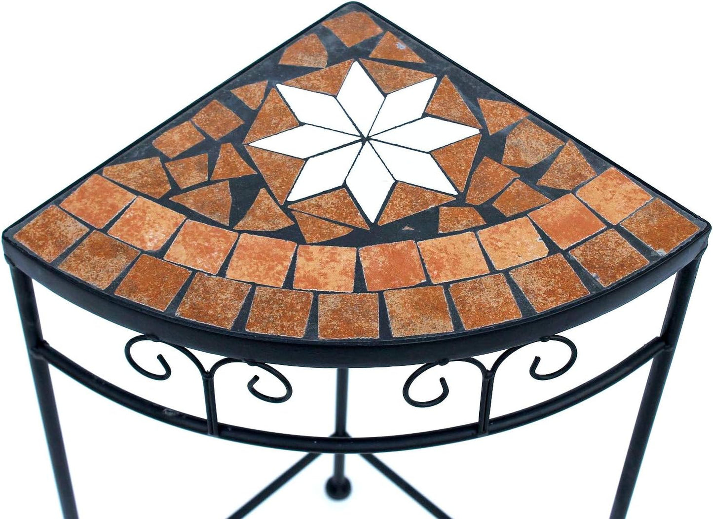 Eck-Blumenhocker Mosaik, Höhe 52 cm
