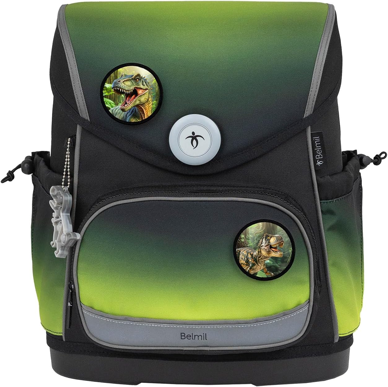 5-teiliges ergonomisches Schulranzen-Set, Black Green 2