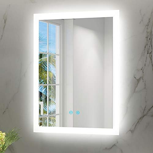 LED Badspiegel mit Anti-Beschlag, Touch Sensor, 70x50cm, Type A 70 x 50 cm