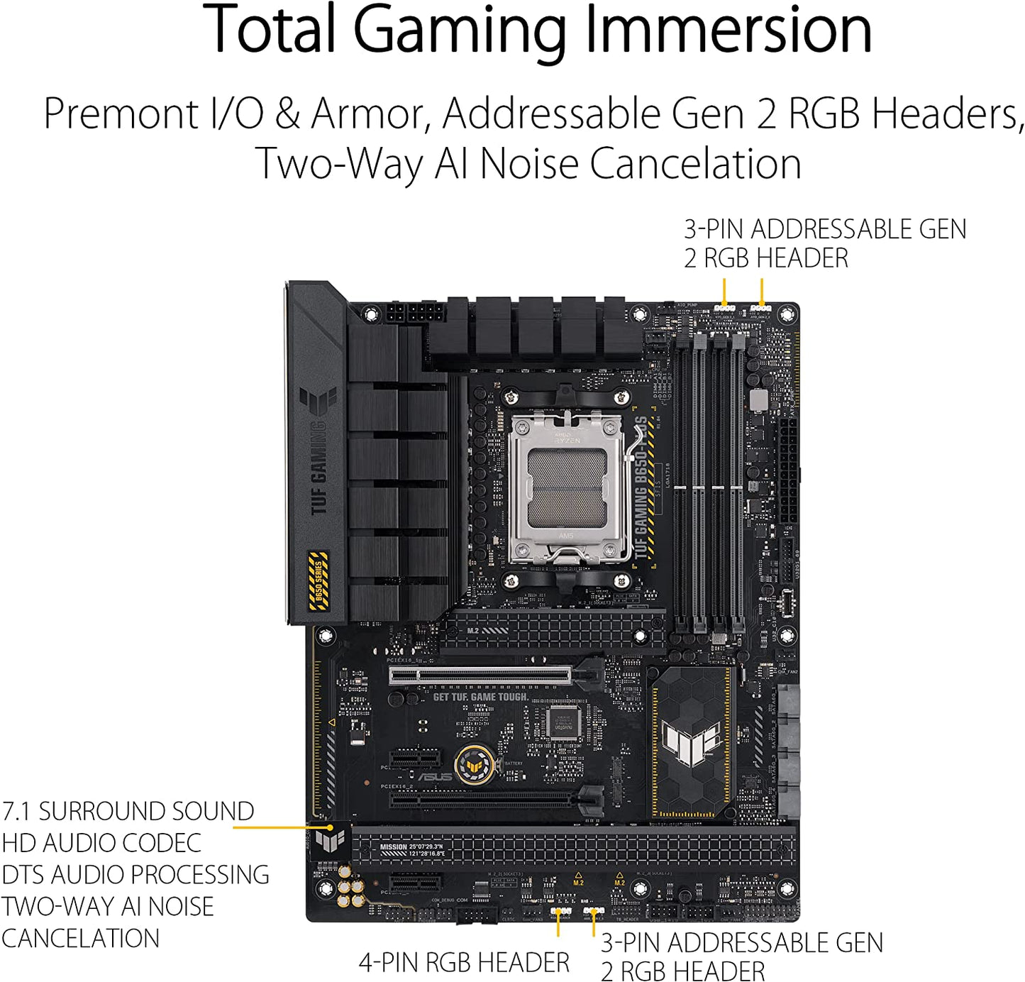 TUF GAMING B650-PLUS, Mainboard, Plus TUF B650