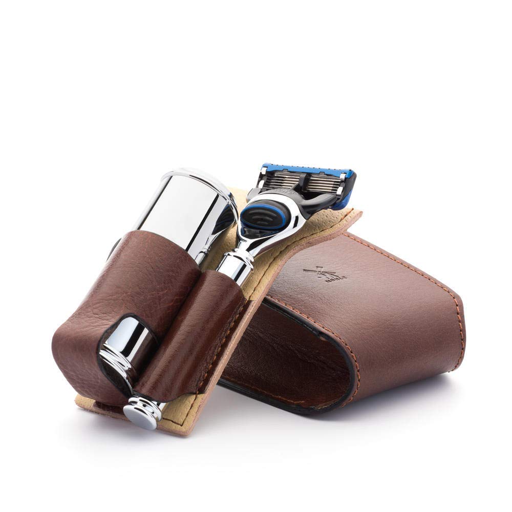 Reiserasierset, Braun 3-teiliges Set