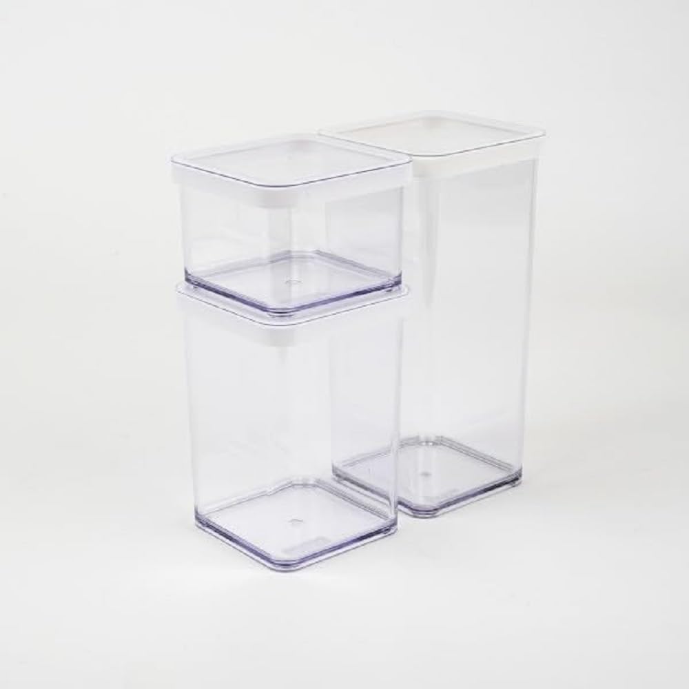 3-teiliges Vorratsdosen-Set (0.5l/1.0l/1.5l), 3er Set (1x 0.5l + 1x 1.0l + 1x 1.5l)