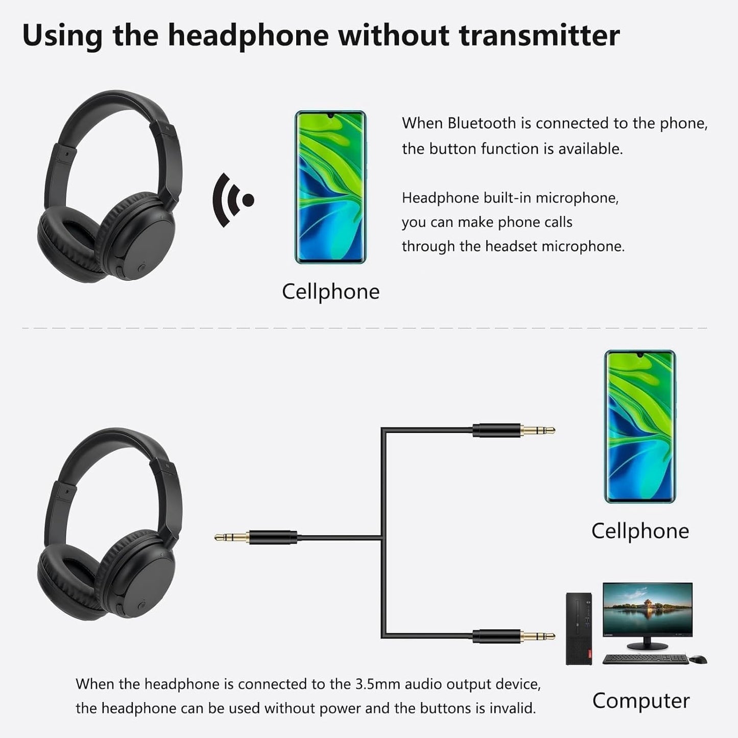 Bluetooth TV-Kopfhörer ohne Audioverzögerung